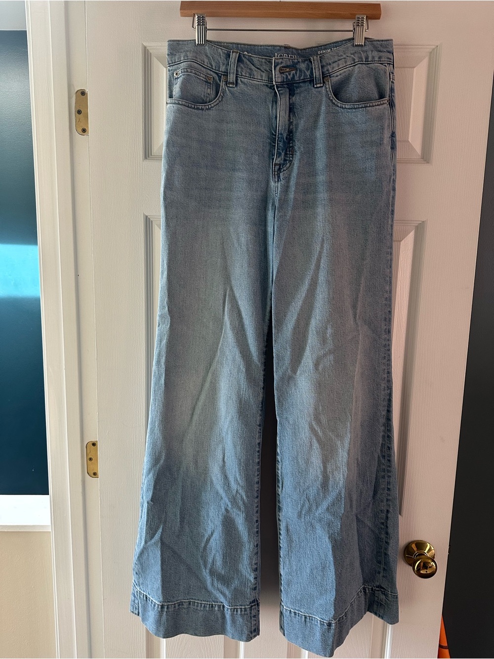 JCrew tall denim trouser jean